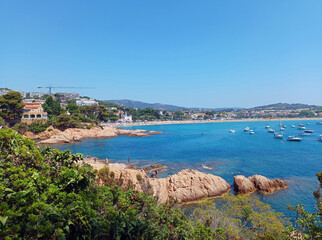 View of bay. S'Agaró. Costa Brava. Spain