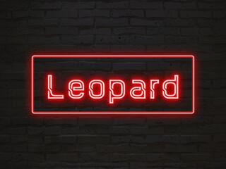 Leopard のネオン文字