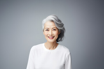 Fototapeta premium 美しいシニア女性