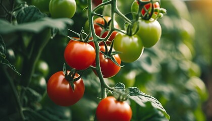 Growing fresh tomatoes: Capturing the journey from bush to table