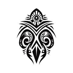 Minimalist abstract pattern. Suitable for graphic ornament or even a tattoo.