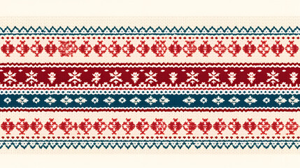 Fair Isle pattern wallpaper | generative AI