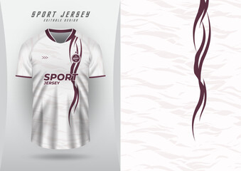 background for sports jersey football jersey running cream and brown wave pattern racing jersey.