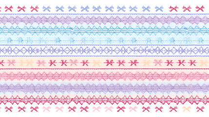 Fair Isle pattern wallpaper | generative AI
