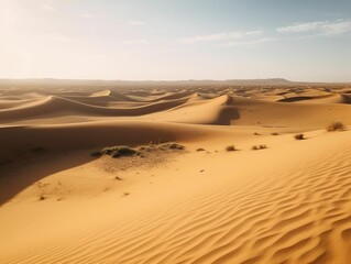 Fototapeta na wymiar AI generated illustration of the Sahara Desert