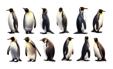 ペンギンのイラスト素材セット