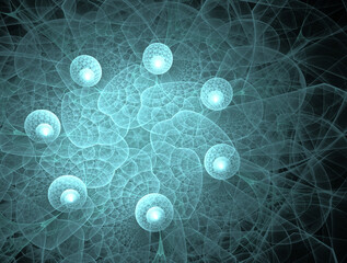 Imaginatory fractal abstract background Image