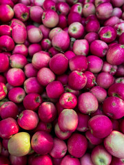 red apples background