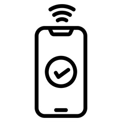 success outline icon