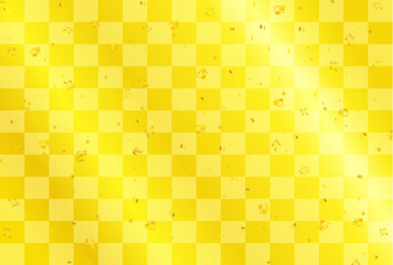 和柄　年賀状　金　背景