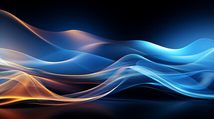 blue renewal electric energy background simple flow. 