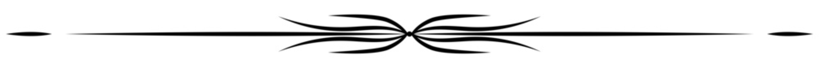 Vintage lines. Decorative elements. Border flower collection.