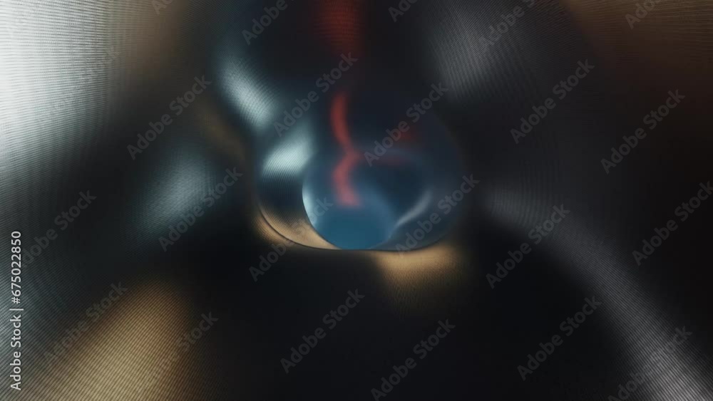 Poster looping abstract tunnel vortex background