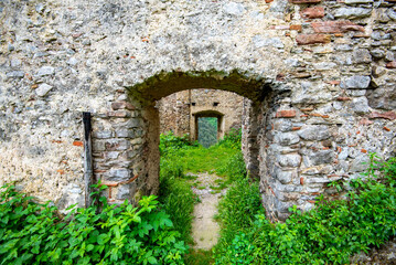 Fototapeta premium Medieval Village of San Severino di Centola - Italy