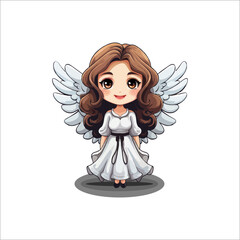 cute white fairy