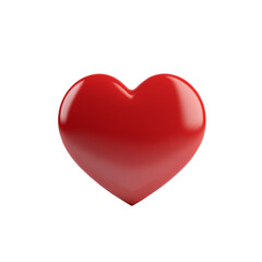 Red heart conveys love