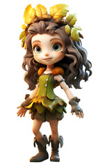 3D Cartoon gaming cute girl Game, Gaming, Character design, cartoon, vector, detailed, avatars, digital, ai, 3D,  hero, blender, illustration, transparent backgroundcharacter transparent background 75