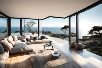 A coastal home with panoramic sea views, where endless horizons meet.