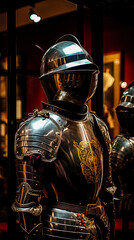 A Suit of Armor on Display