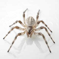 Obraz premium AI generated illustration of a macro of a spider