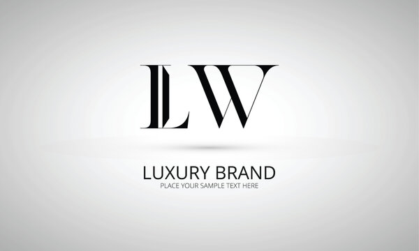 LW L lw initial logo | initial based abstract modern minimal creative logo, vector template image. luxury logotype logo, real estate homie logo. typography logo. initials logo