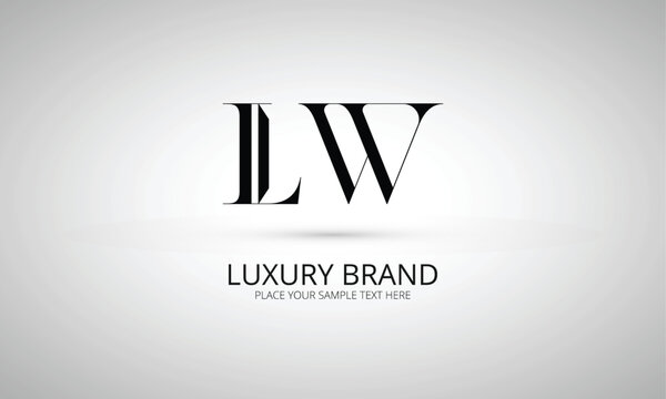 LW L lw initial logo | initial based abstract modern minimal creative logo, vector template image. luxury logotype logo, real estate homie logo. typography logo. initials logo