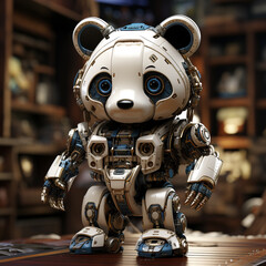 3d robot panda
