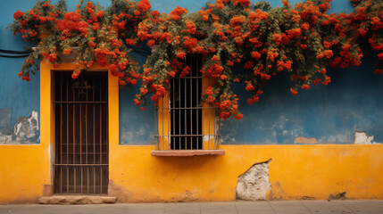 Merida, Mexico home in Centro with Flowers