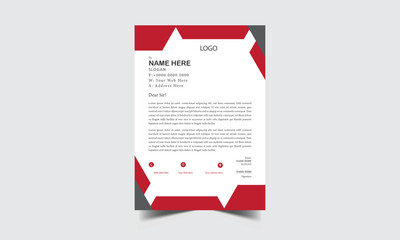 letterhead flyer corporate official minimal creative