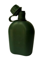 Canteen is isolated on a white background.