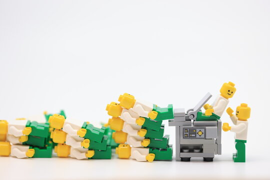 Hong Kong - 7 November: the clone copy by printer