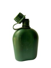 Canteen is isolated on a white background.