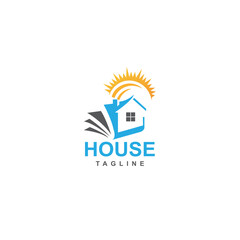 Money and House Logo Template, Icon, Symbol - Vector