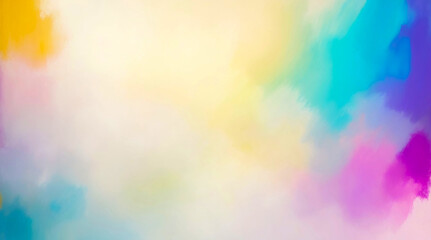 Colorful watercolor art background, Watercolor abstract texture for cards, watercolour banner, Stucco, Wall, Brushstrokes and splashes,