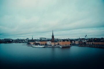 Fototapeta na wymiar Skyline of Stockholm