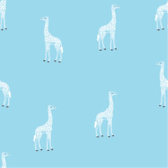 pattern with giraffe