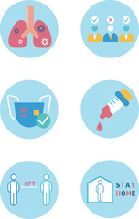 Medical and healthcare vector icons displayed on a crisp white background