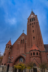 Fototapeta na wymiar St.Willehad Kirche Wilhelmshaven