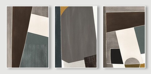 Abstract art, golden texture, animals, brush strokes on canvas, paint. modern Art