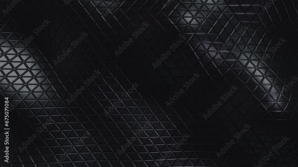 Poster abstract background of black geometric triangular shapes