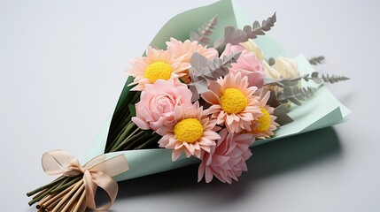 AI generated illustration of a bouquet of flowers for Teacher's Day