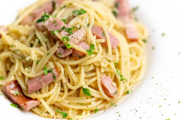 フレッシュパセリのペペロンチーノ