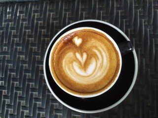 cup of coffee with milk