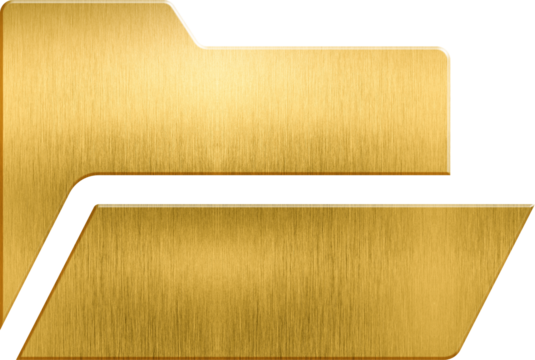 Golden icon Folder File file document folder archive file folder Document document Storage folder  blank template document template folder template storage

