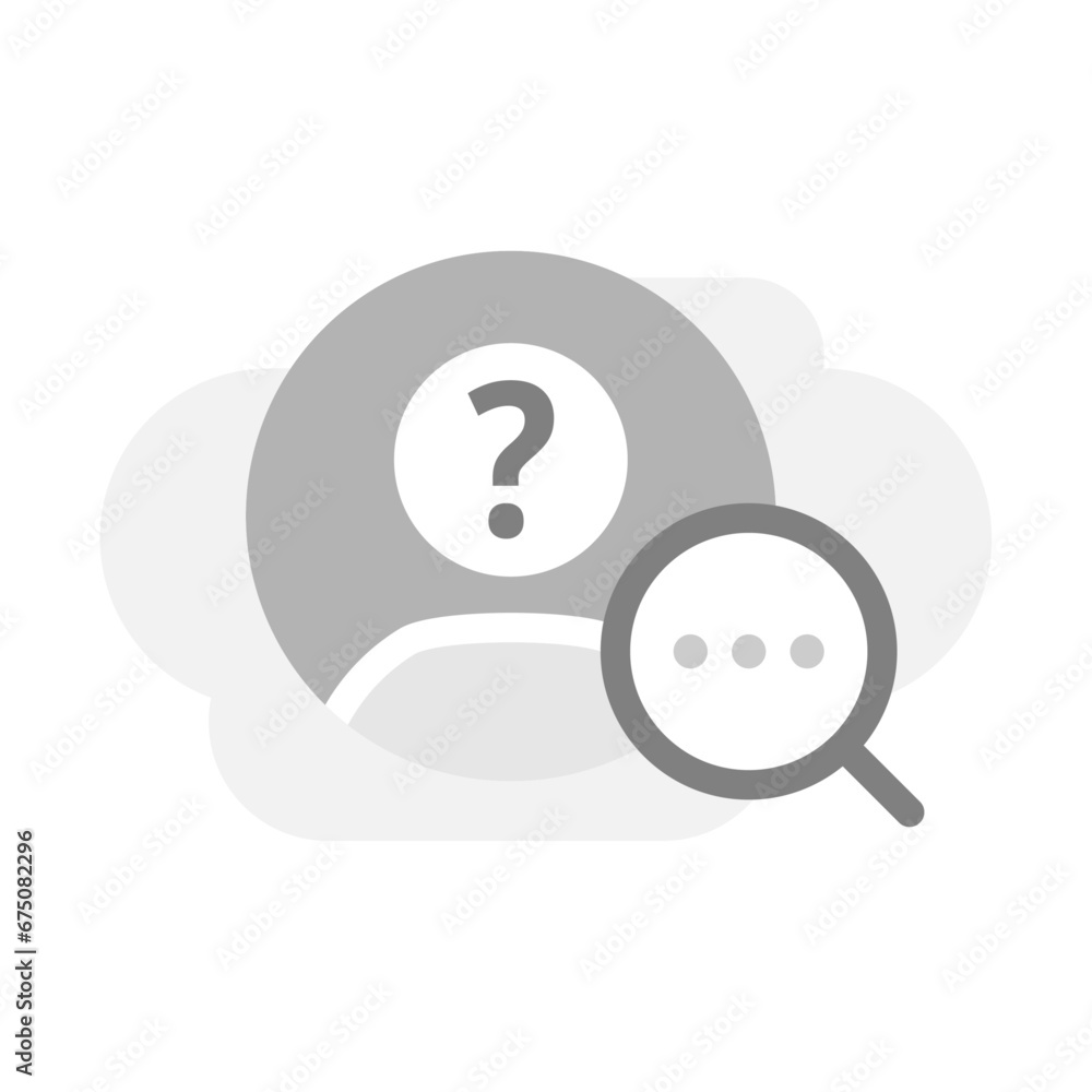 Poster user account name not found concept illustration flat design vector. modern graphic element for land