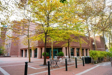 University of Pennsylvania Fall colorful foliage autumn landscape	