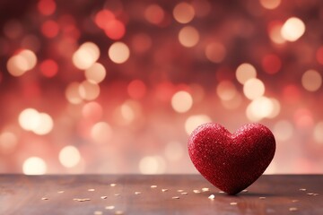 Fototapeta premium valentine day background with hearts and roses