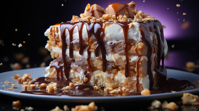 Peanut Butter Cake  Professional Photography And Light, Background Image, Hd