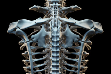 3d rendered medically accurate illustration of the axis vertebrae - obrazy, fototapety, plakaty