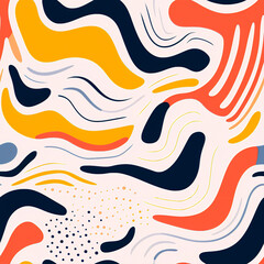 Obraz premium Summer abstract pattern. Ideal for wrapping paper.